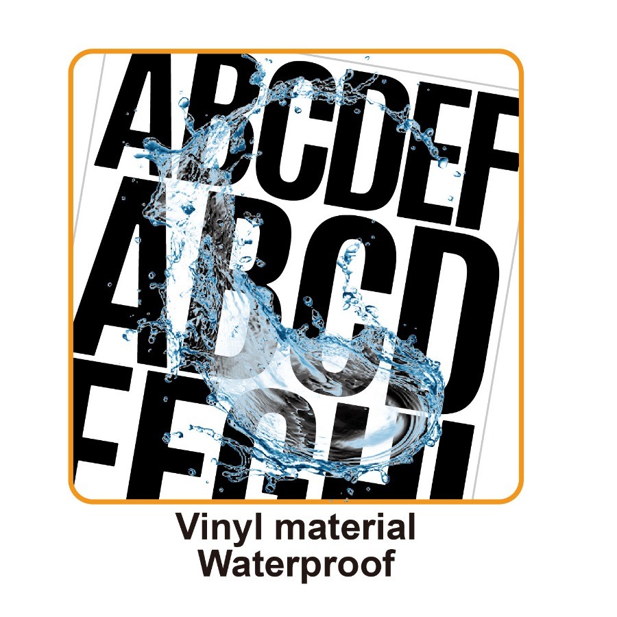 

Mixed Size 3+4 Inch Letter Sticker 4 Sheets Big Vinyl Black Word Sticker for Homes Businesses Party Office Decor Waterproof