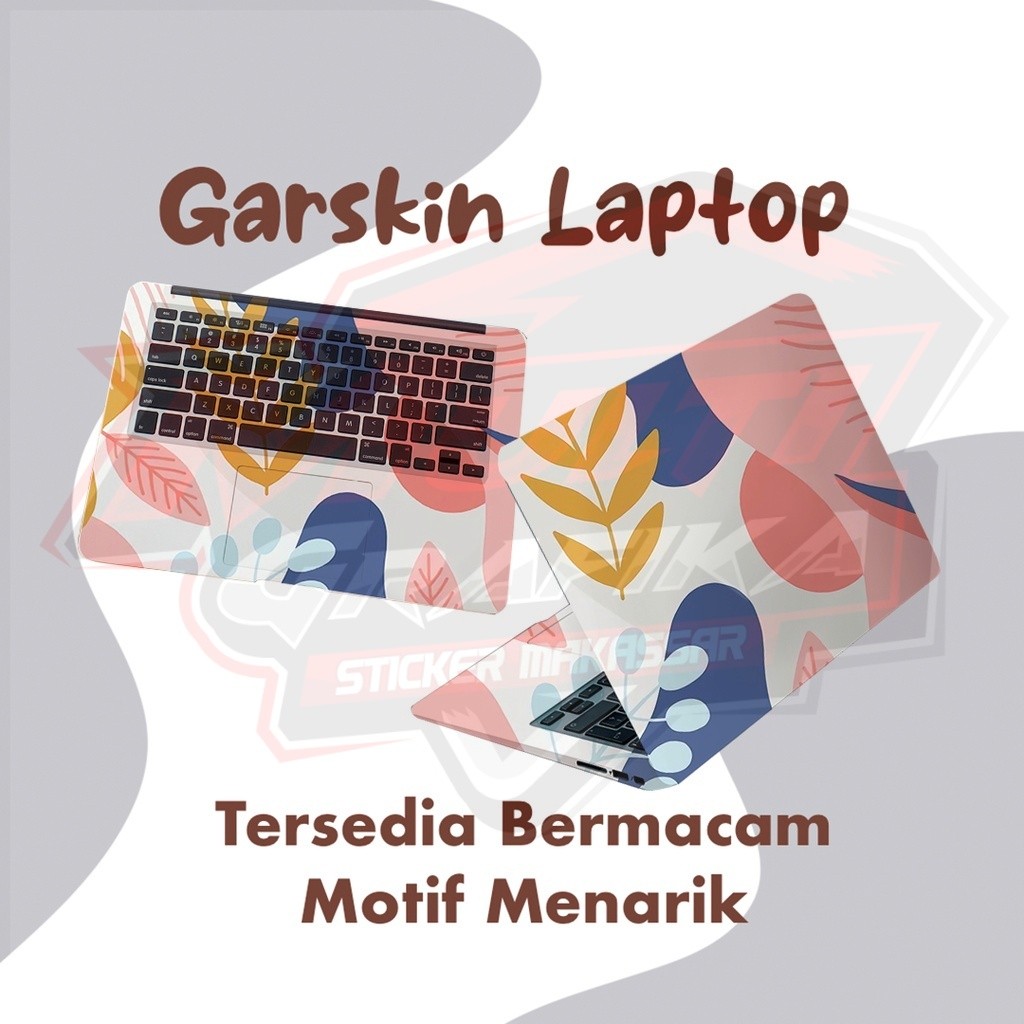 Stiker Garskin Berbagai Motif Abstrak Aesthetic Untuk Laptop ASUS / Dell / Acer / HP / Huawei / macb