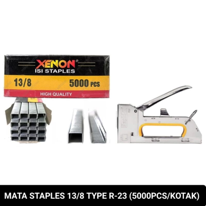 

xenon refil / isi mata staples / gun tacker 13/8 type R-23RUSTY