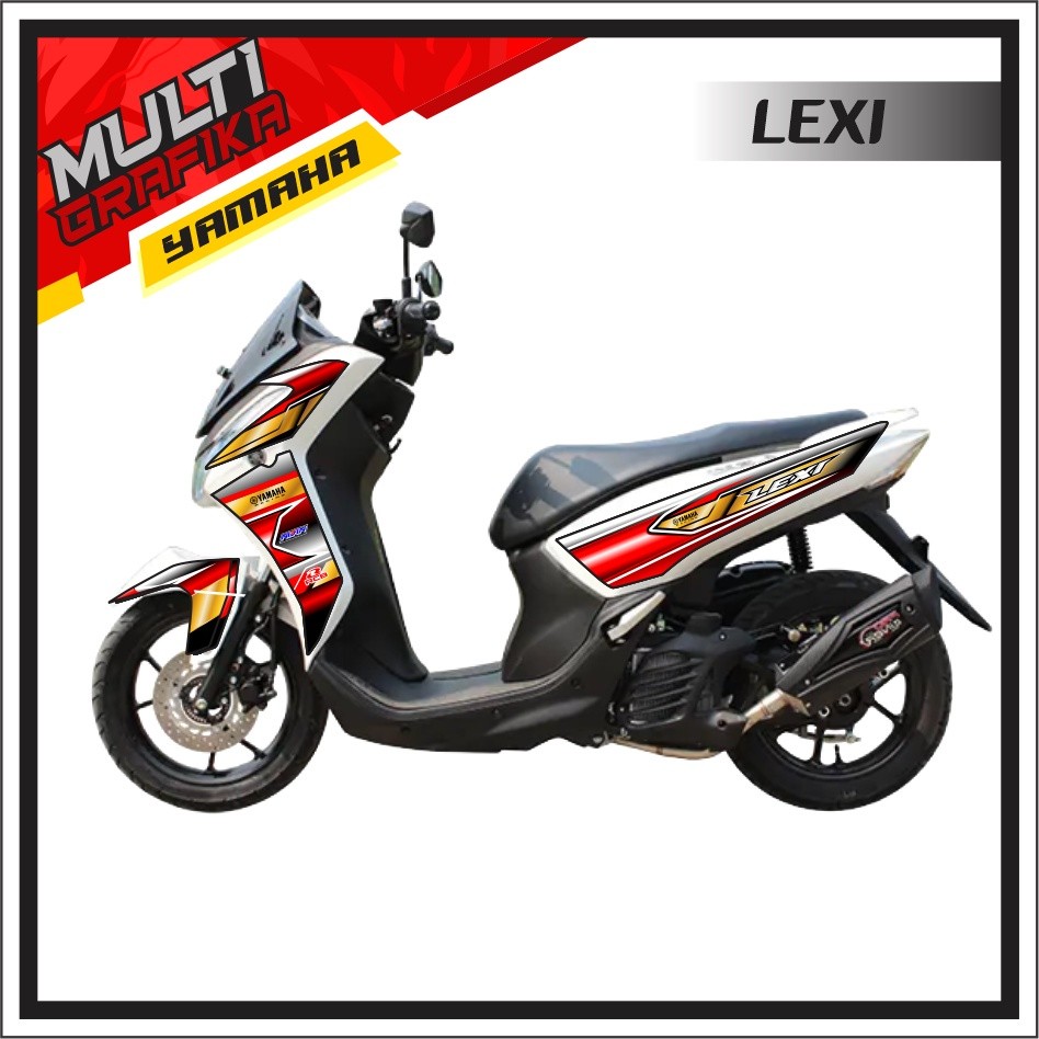 Stiker Striping Decal lexi full body   lexi FullBody   Variasi  Yamaha  motor Lexi 03