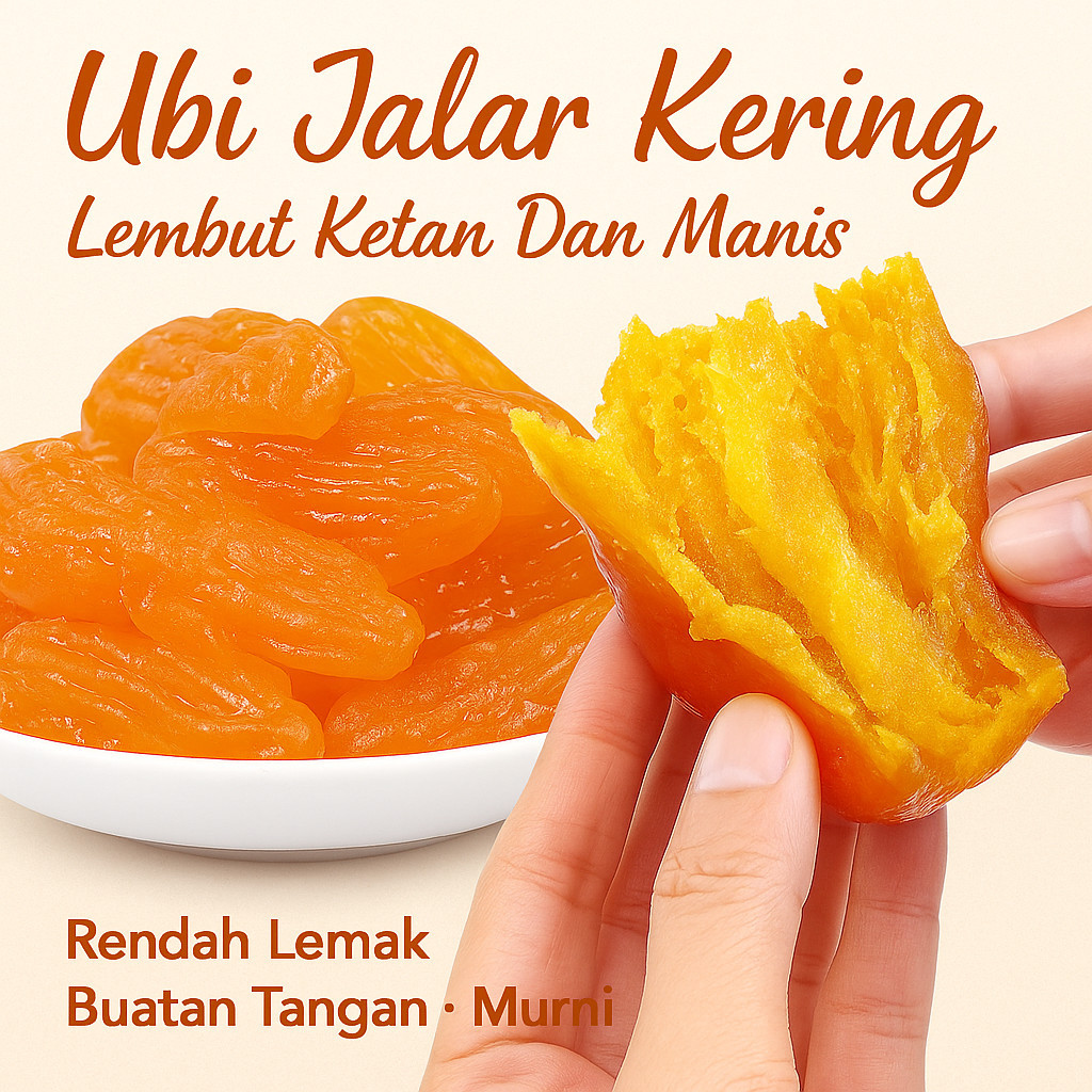 

【COD/Pengiriman 24 jam】250g Ubi Jalar Kering Lembut Ketan Dan Manis/ 0 Tambahan Ubi Jalar/Ubi Jalar Ungu Kering/Crystal Purple Potatoes Dried/Ubi Jalar Kering Rendah Lemak Buatan Tangan Murni