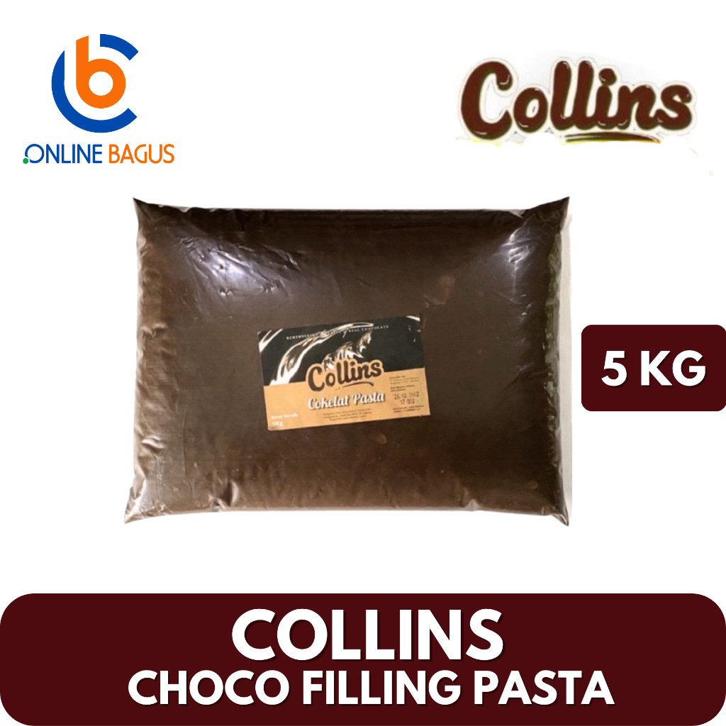 

Collins Coklat Filling Pasta 5kg Isian Bakery