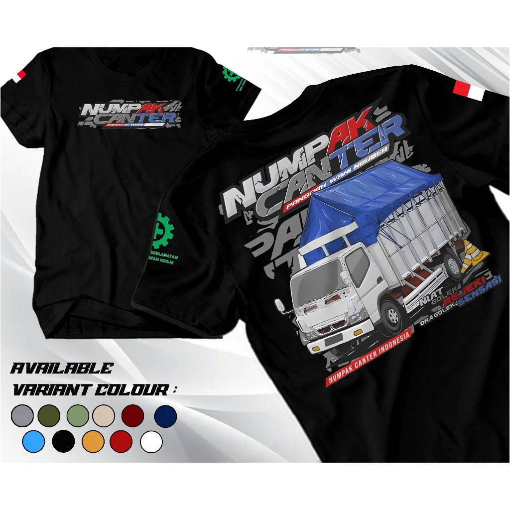 KIM - KAOS TRUCK NUMPAK CANTER - KAOS TRUCK CABE LAOK - KAOS DISTRO - COCOK UNTUK PRIA DAN WANITA - 
