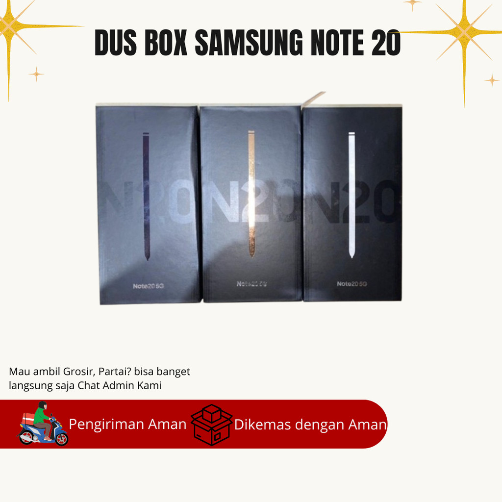 

Dus Box Kotak Samsung Note 20 Fullset /// Box Aja Termurah
