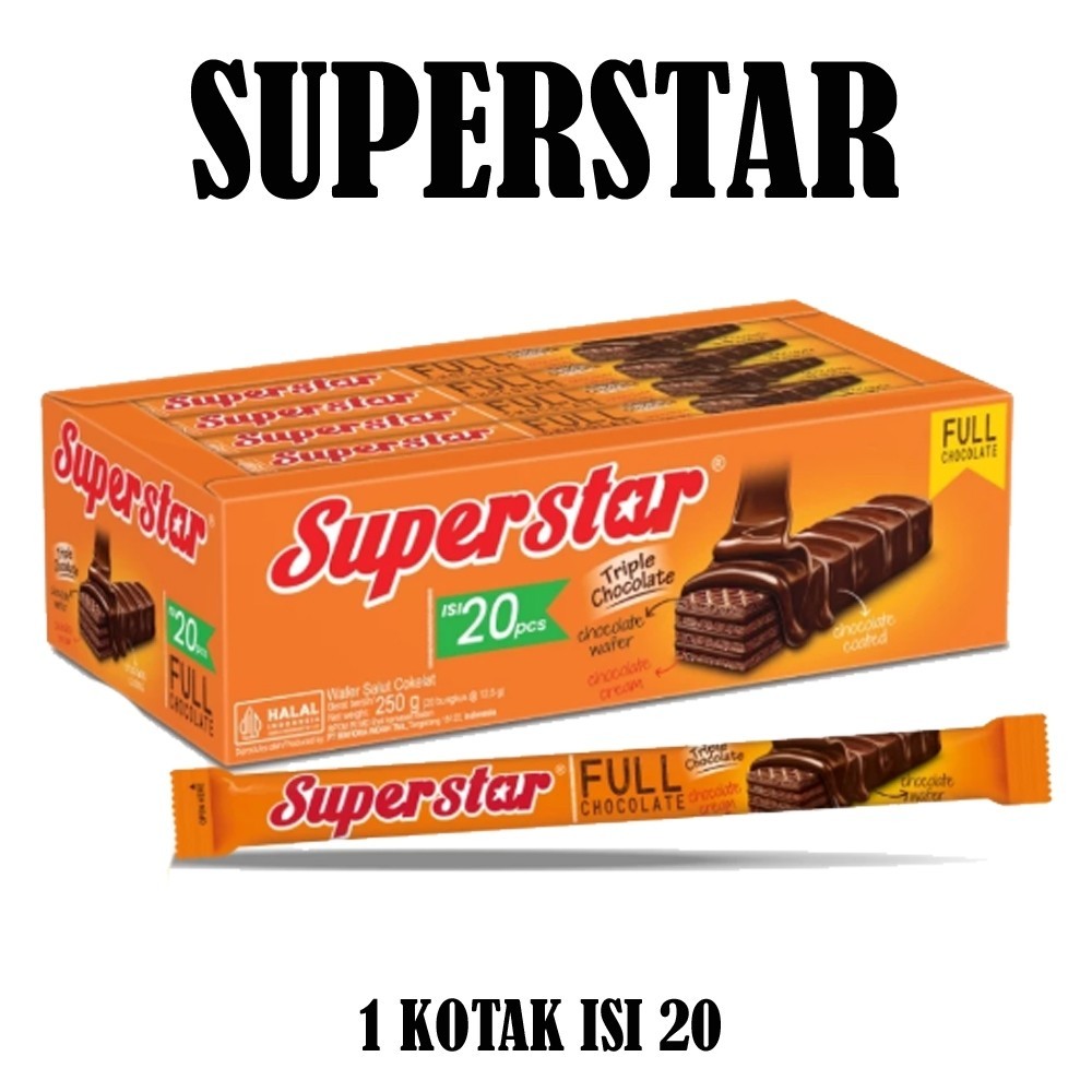 

SUPERSTAR WAFER KOTAK ISI 20