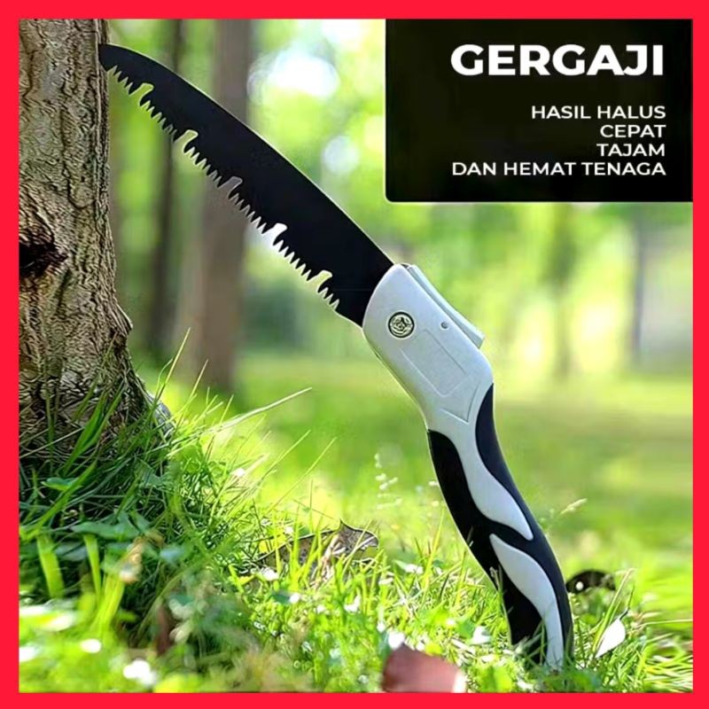 BISA COD BAYAR DITEMPAT GERGAJI LIPAT PORTABLE GERGAJI TANGAN MINI FOLDING WOOD HANDSAW GERGAJI KAYU