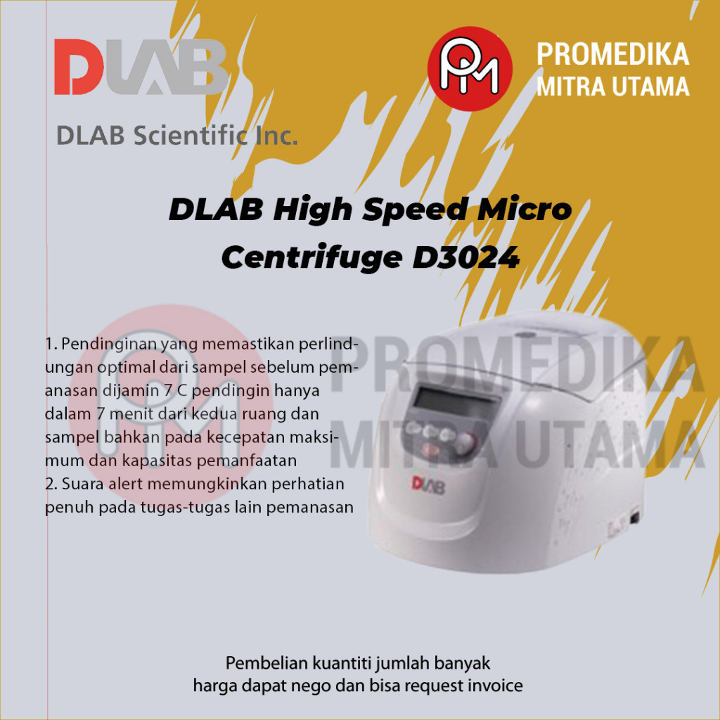 DLAB Centrifuge | Alat Laboratorium Centrifuge | DM1424/D3024