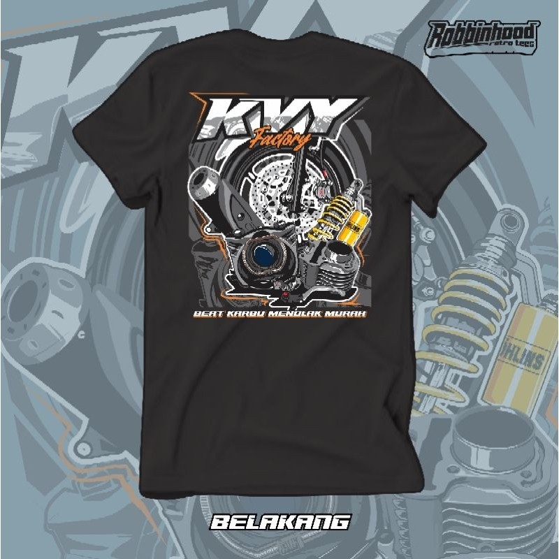 KAOS KVY FACTORY Beat Karbu Kaos Beat Lama Honda Gank