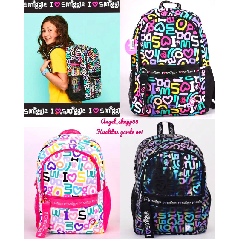 Smiggle import, tas smiggle premium import, tas smiggle ori, tas smiggle original, tas smiggle terba