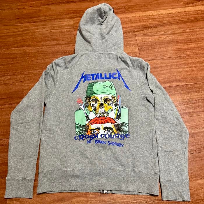 Hoodie Double Zip Beams Japan Metallica Abu - Size S