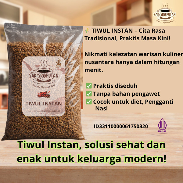 

Tiwul Instan 1 Kg halus pulen mantap beras oyek 1 kg nasi singkong 1 kg nasi tiwul kering nasi tiwul instan sego tiwul singkong oyek singkong