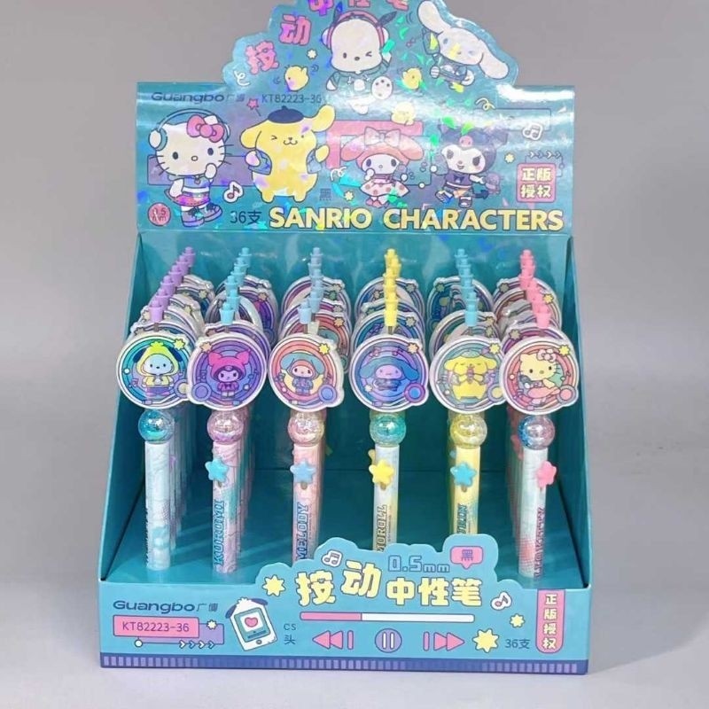 

Pulpen Spinner Pochacco Kuromi Melody Cinnamoroll Pompompurin Hello Kitty