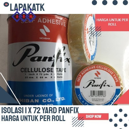 

PROMO ISOLASI PANFIX 1 X 72 YARD (PER PCS) + Best Seller