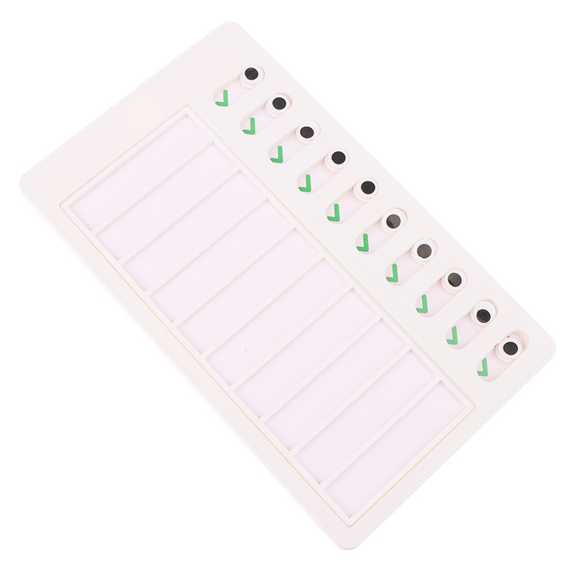 

Reusable My Chores Checklist Daily Planner Memo Plastic Board Chore Chart Responsibility Behavior For Kid Self-Discipline Card