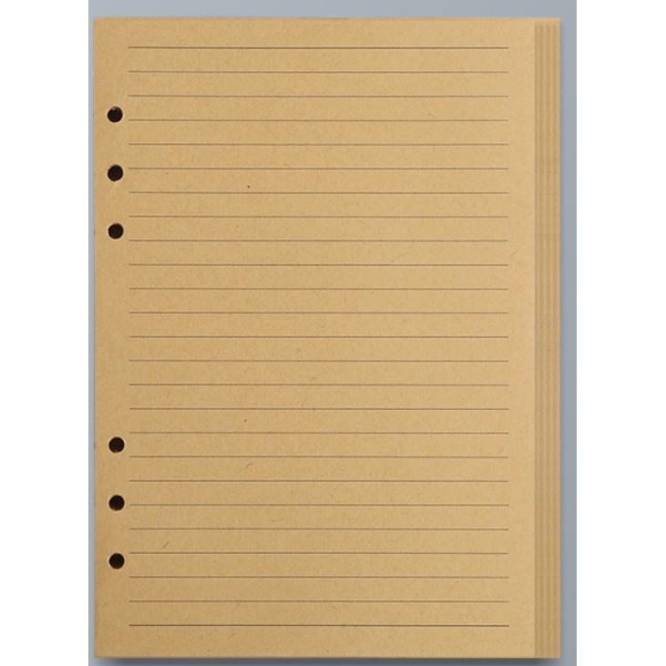 

A5 A6 A7 Craft Loose Leaf Notebook Refill Spiral Binder Inner Page Line Blank craft Grid Inside Paper Stationery