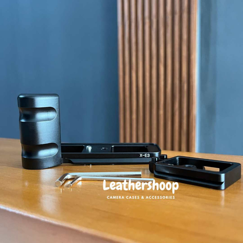 L Plate Hangrip Fujifilm XE3 Fuji X-E3 Grip Bracket Handling Logam CO