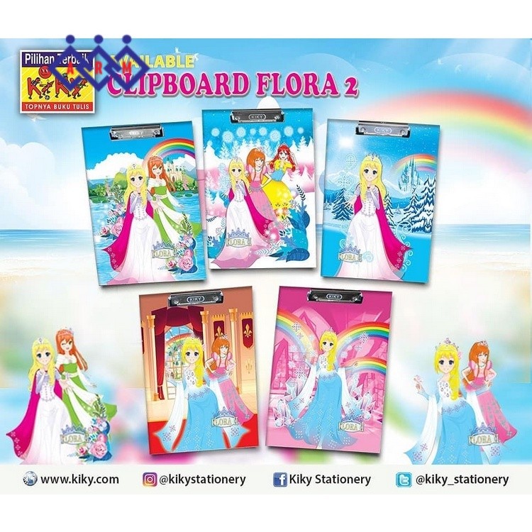 

Papan Jalan / Clipboard Kiky Flora - Best Seller