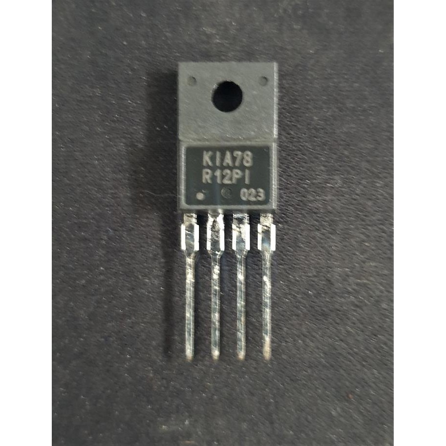 JM99 IC KIA78R12 KIA 78R12 4 Terminal Low Drop Voltage Regulator 1A Kaki 4