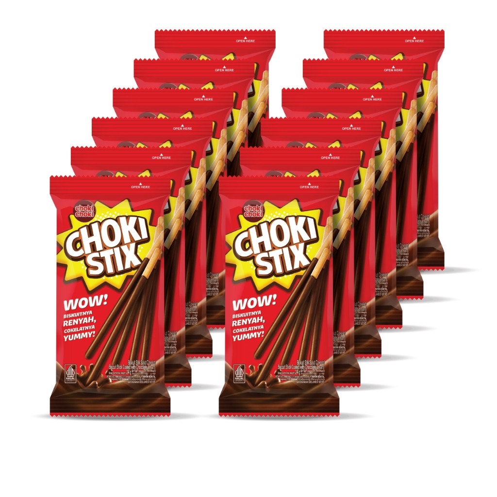 

Choki Stix Box 12Pcs CHOKICHOKI STIX CHOCO CRUNCHY CHOKI STICK COKELAT SNACK CHOCOLATE MAKANAN RINGAN COKLAT GROSIR BISKUIT KUE MURAH WAFER ENAK MAYORA
