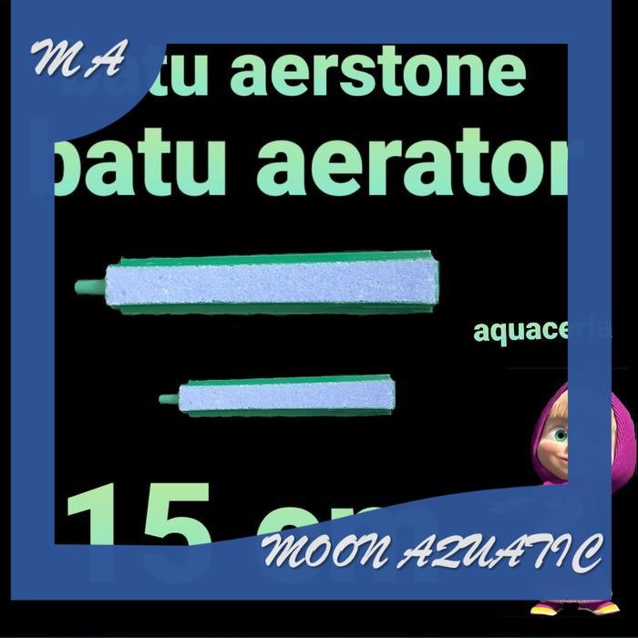 batu aerator aquarium kolam batu gelembung 15 cm