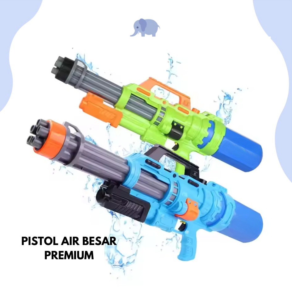 [ Giggel ] Mainan Anak Pistol Air Besar Tembakan Air Jumbo Besar Pistol Air Bazooka Jumbo