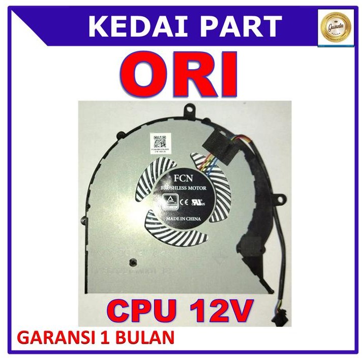 Fan Asus ROG Strix FX503 FX503VD FX63V FZ63VM GL503V CPU 12V Kanan