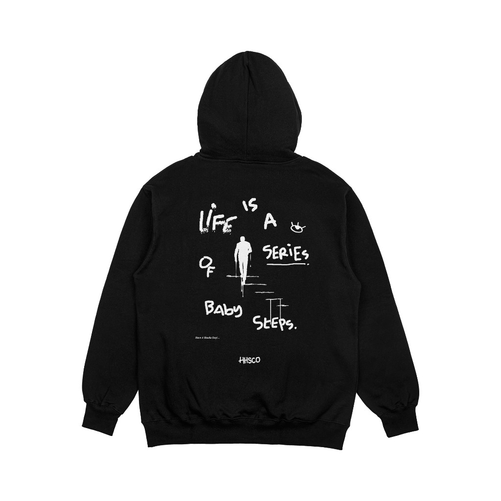 HHSCO - Hoodie Black Baby Steps