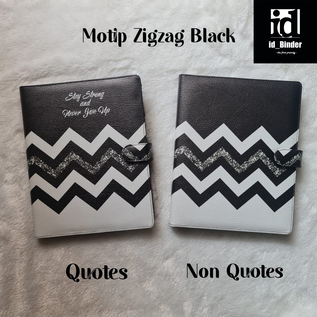 

BINDER PRINTING MOTIP ZIGZAG A5 DAN B5