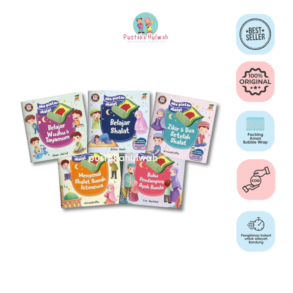 

Seri Aku Pintar Shalat (isi 5 buku) Edukasi Quran