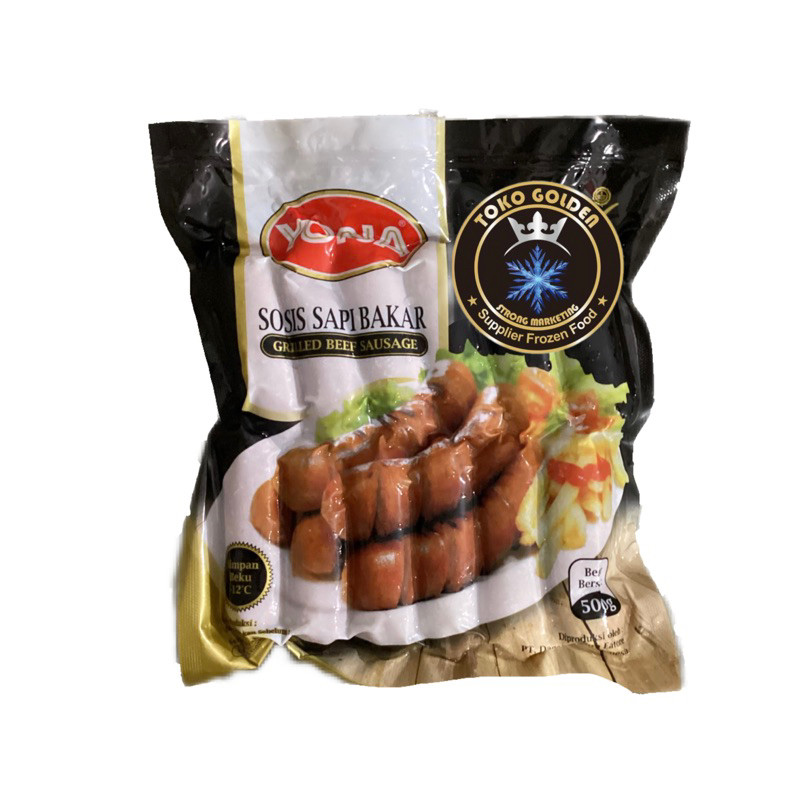 

yona sosis bakar sapi mini 12s 500gr / sosbak
