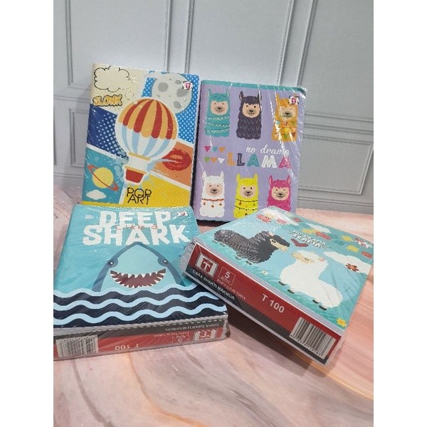 

(5 buku) buku tulis 100 lembar/TIARA AA 100