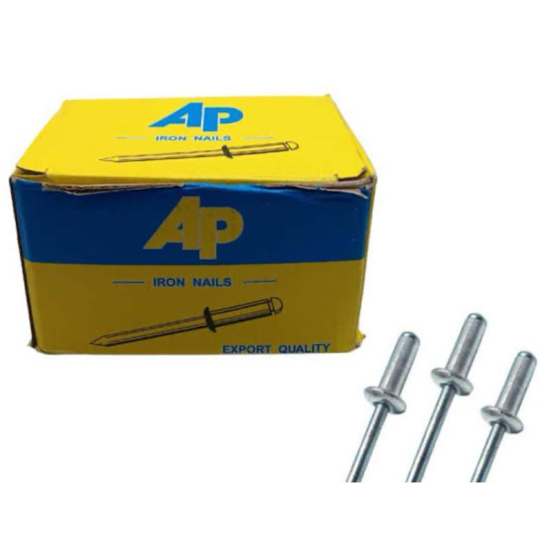 paku rivet 450 paku rivet 3,2MM X 12,7 MM paku ripet 450 ( 1 KOTAK )