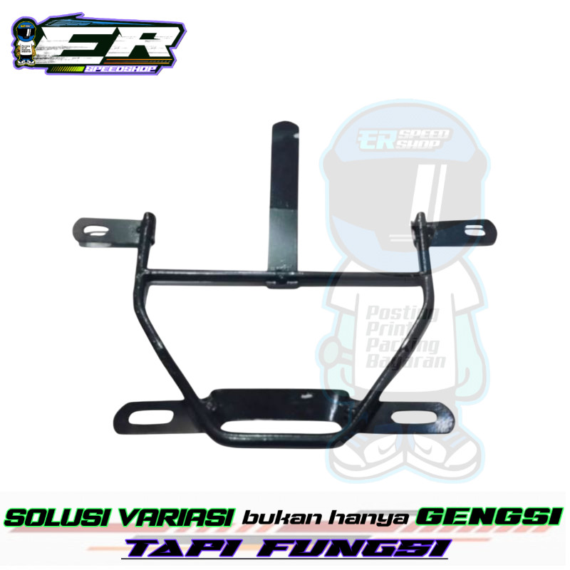 Dudukan Plat Nomor PCX 150 Variasi Bahan Plat Besi