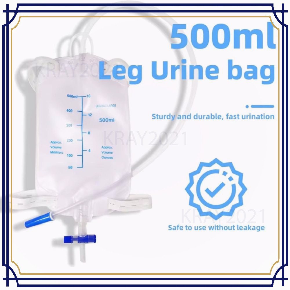 Kantong Urin Kateter Pria Catheter Urinal Bag 500ml - TS500