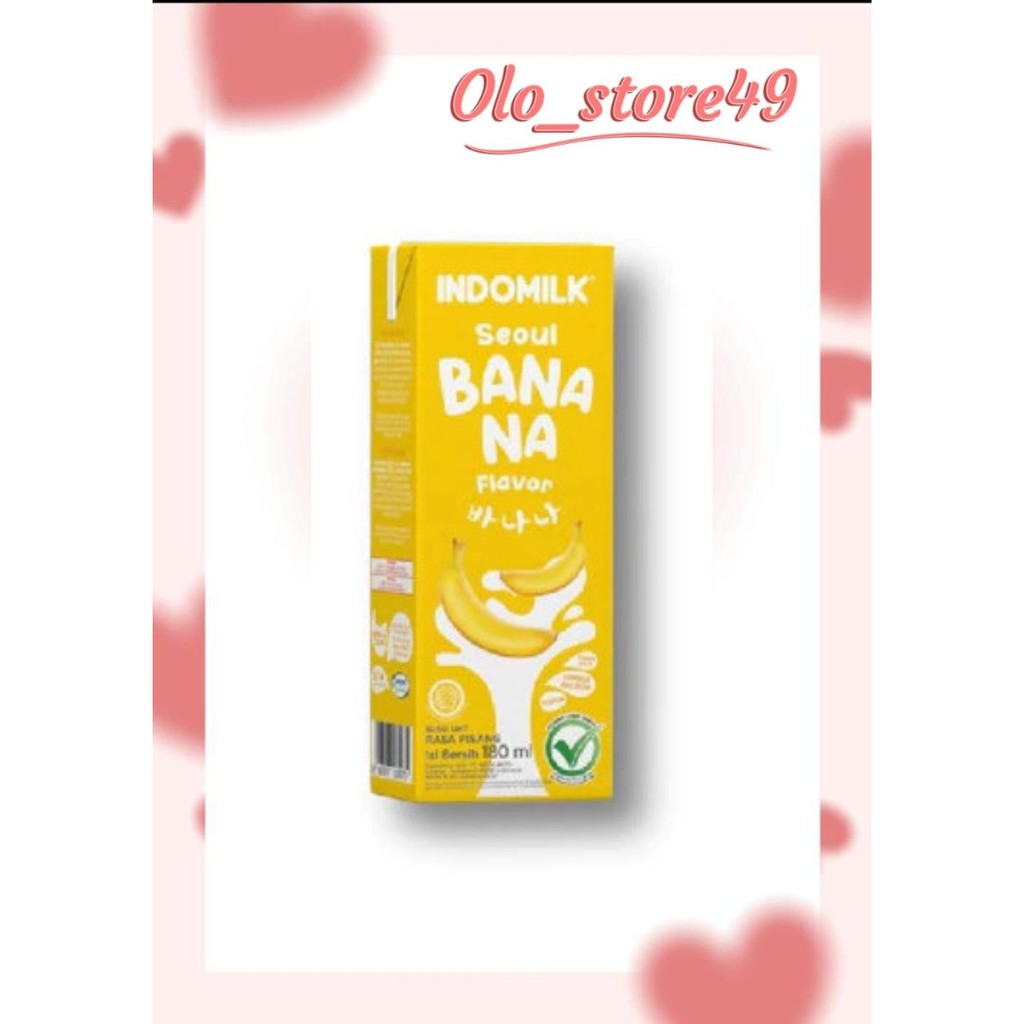 

OLO49 INDOMILK UHT SEOUL BANANA 180 ML - SUSU