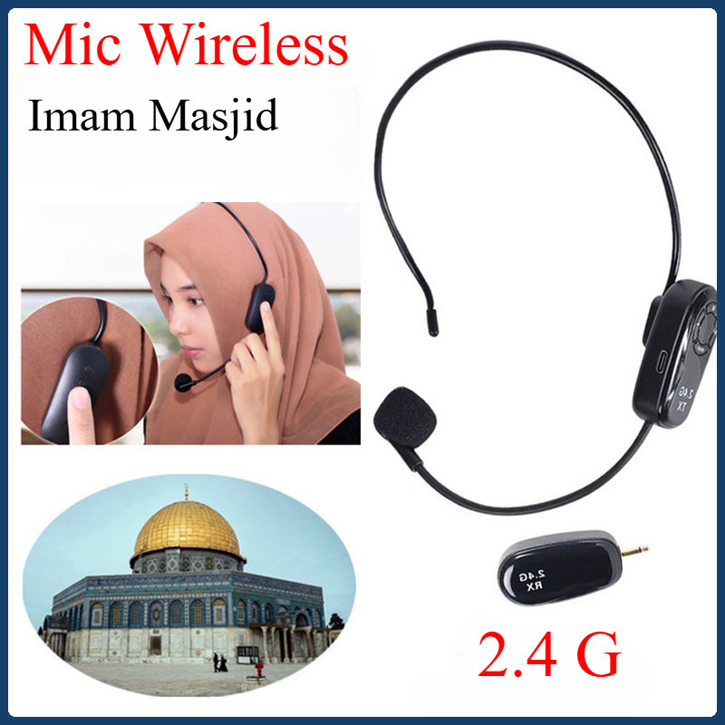 MIC BANDO UNTUK IMAM MASJID/TOUR GUIDE / TEACHER /MIC BANDO WIRELLES MURAH