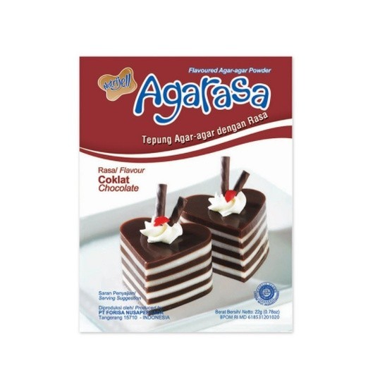 

NUTRIJELL AGARASA 22 GRAM TEPUNG COKELAT VANILA PUDING COKLAT VANILLA - Coklat