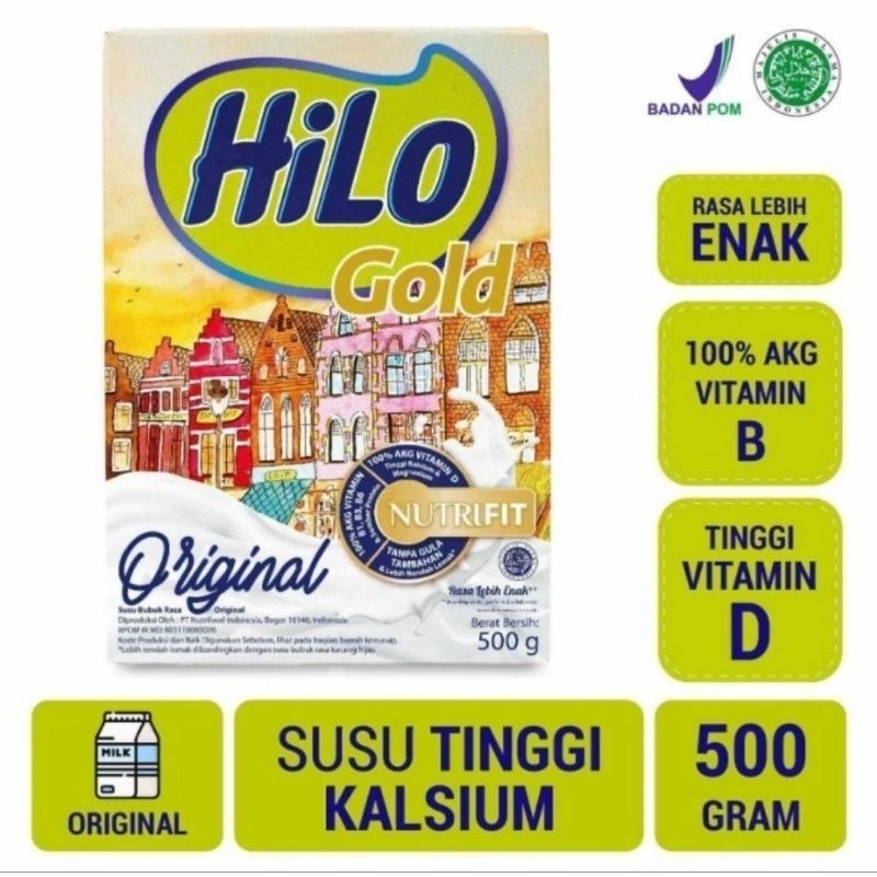 

Hilo Gold Original 500gr | Susu Tinggi Kalsium