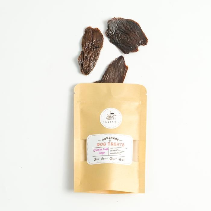 

Chicken Liver 25gr Hati Ayam Jerky Cemilan Anjing Kucing Dehydrated Dog Snack Cat Treats - Pisah Packaging