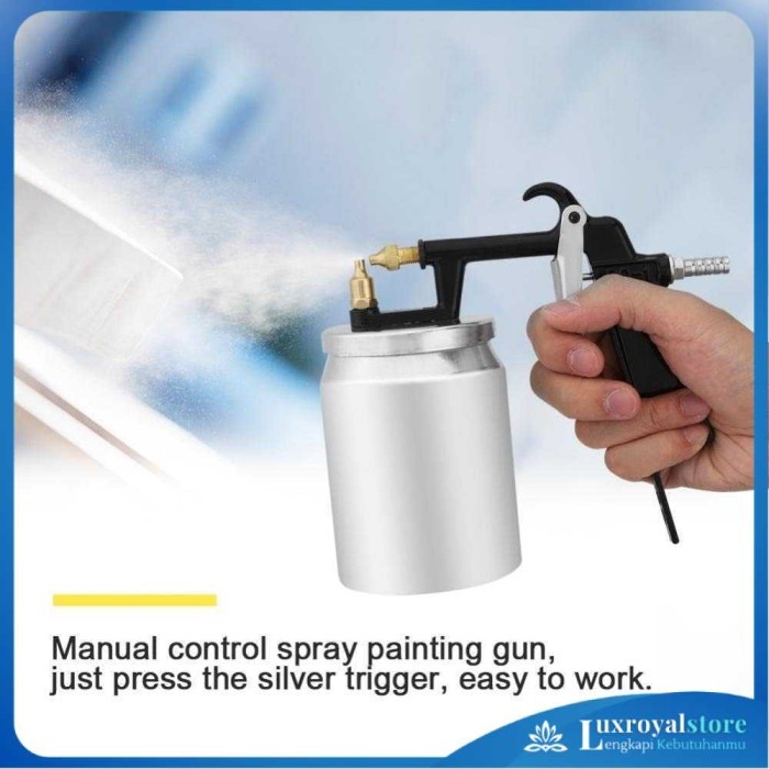 Semprotan Cat Paint Spray Gun 2.0mm Nozzle 500ml ARAMOX