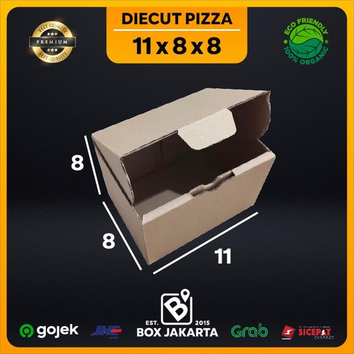 

KARDUS uk 11x8x8 CM Diecut Pizza Corrugated Packaging Box