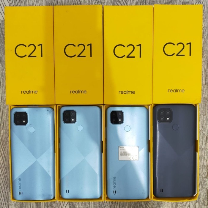Realme C21 Ram 3/32GB | Ram 4/64GB Second Resmi