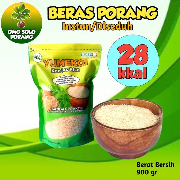 

Beras porang YUMEKOI Rendah gula Rendah lemak Alami Nasi Rice Terlaris