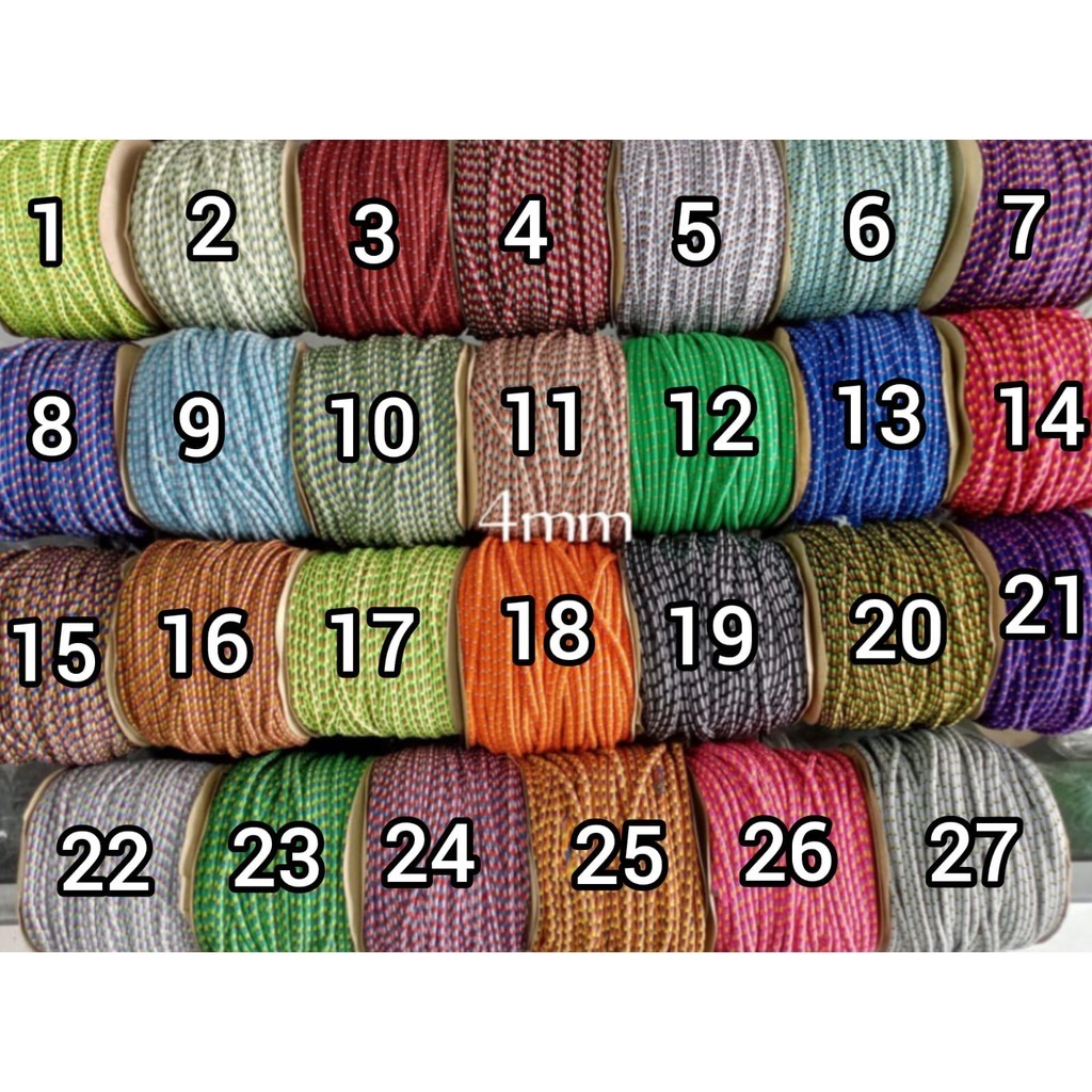 

Tali prusik 4mm 1roll panjang 75meter