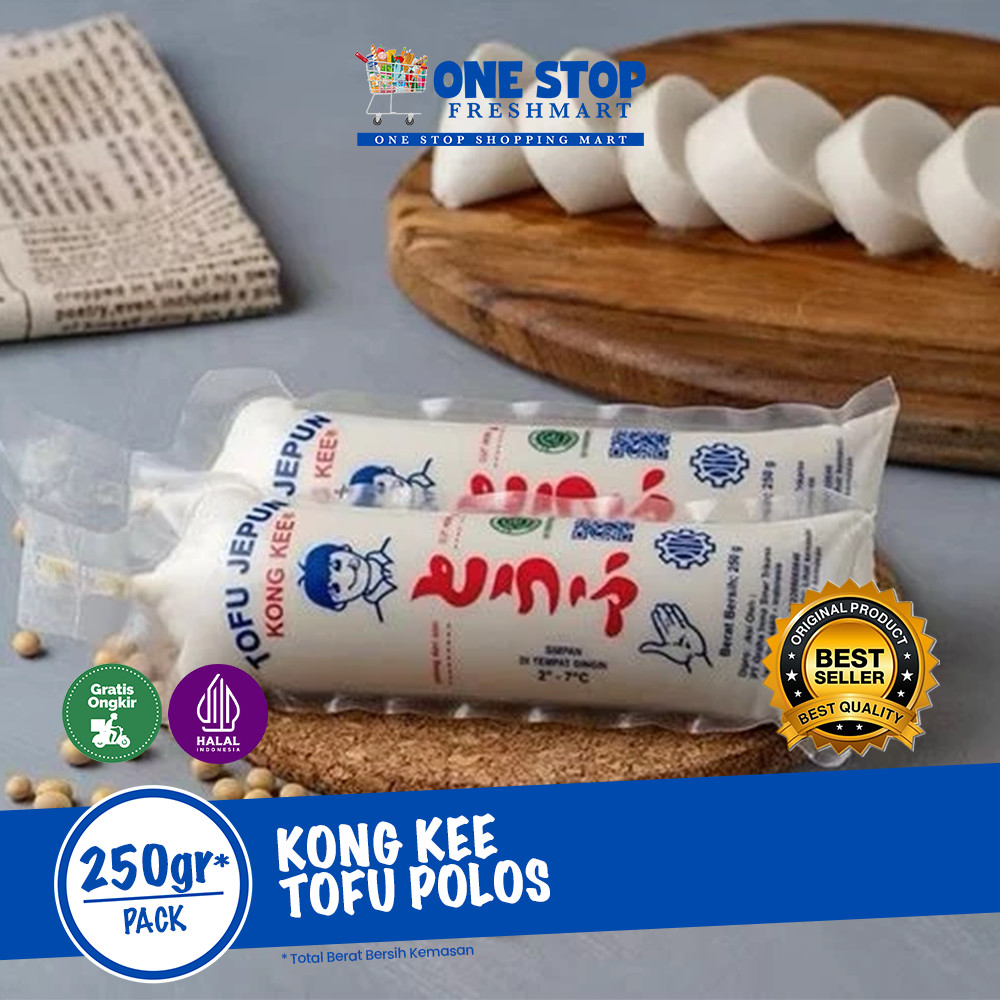 

KONG KEE TOFU POLOS 250GR/ KONG KEE TOFU JEPANG 250GR