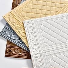 KENDI HOME SIDOARJO Wallpaper 3D FOAM  / Wallfoam Dinding 3D Motif PINTU JATI 70X90 CM