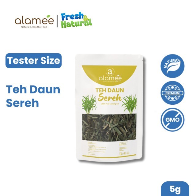 

ALAMEE Lemongrass Leaf Tea Teh Daun Sereh Organik Herbal OrganicKering Dried 10gr fresh and natural