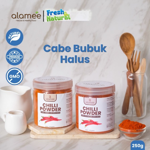 

Bumbu Cabe Cabai Bubuk Kering Halus Pedas Chilli Powder Chili Cabai Rempah Murni Asli Dapur Organik fresh and natural