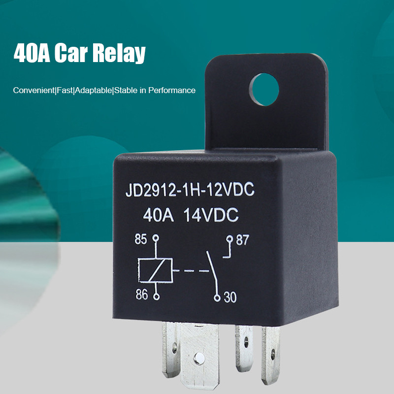 CARBOSS RELAY BOSCH 12V 40A KAKI 4 - RELAY KLAKSON & Pemutus Arus Mobil Motor Original