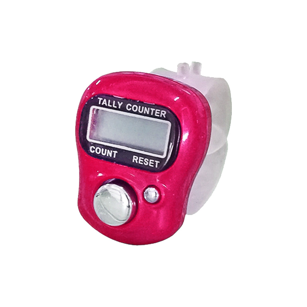 

1Pcs Finger Counter Compass Islamic Tasbih Bead 5 Digital LED Electronic Handheld Tally Counter Clicker Counter Ring Counters